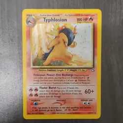 Vintage Pokemon Typhlosion Holo Rare Neo Genesis English 2000 - Image 1