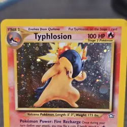 Vintage Pokemon Typhlosion Holo Rare Neo Genesis English 2000 - Image 2
