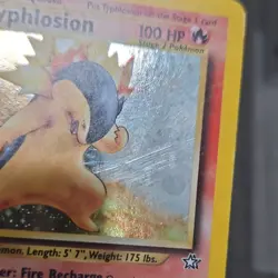 Vintage Pokemon Typhlosion Holo Rare Neo Genesis English 2000 - Image 3