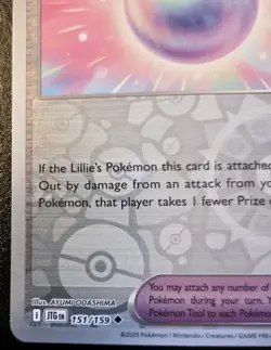 Lillie's Pearl 151/159 Reverse Holo Uncommon Journey Together Pokemon TCG - Image 4