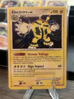 Pokemon TCG Electivire 3/130 Diamond&Pearl Holo Lightning Moderately Played - Image 1
