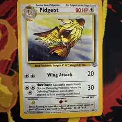 Pokemon TCG Pidgeot Jungle 8/64 Holo Unlimited Holo Rare - Image 1