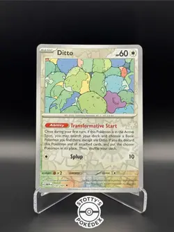 132/165 | DITTO | SCARLET & VIOLET-151 | RARE REVERSE HOLO | POKEMON TCG - Image 1