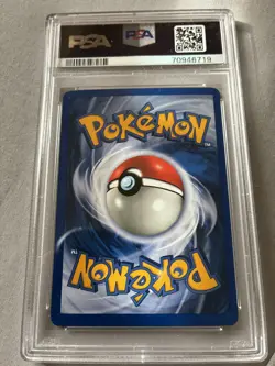 2000 POKEMON NEO GENESIS 1ST ED #1 AMPHAROS-HOLO PSA 7 SWIRL - Image 2