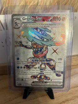 OBO / Greninja EX 198/167 Twilight Masquerade Full Art Ultra Rare Pokemon TCG - Image 1