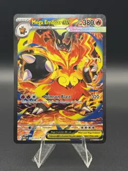 Mega Emboar ex 273/217 SIR Full Art Secret Rare Pokemon Ascended Heroes NM/M - Image 1