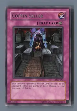 Coffin Seller PGD-093 Rare Pharaonic Guardian Yu-Gi-Oh Lightly Played - Image 1
