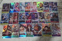 One Piece TCG 25x SR Super Rare Cards (No Doubles) Japanese Collection Bundle #4 - Image 1