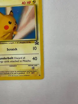 Pokemon TCG Pikachu 26/53 Wotc Promo Card 2001 English - Image 4