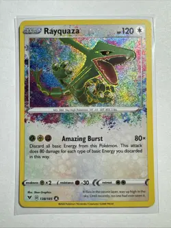 Pokemon TCG Rayquaza Vivid Voltage Holo Rare Card 138/185 NM/M Condition - Image 1