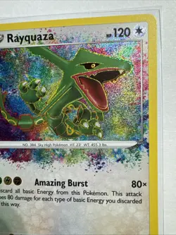 Pokemon TCG Rayquaza Vivid Voltage Holo Rare Card 138/185 NM/M Condition - Image 3