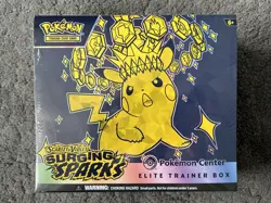 Pokemon Surging Sparks Pokemon Center Elite Trainer Box ETB Sealed - Image 1