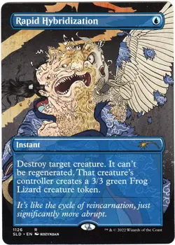 1x Rapid Hybridization MTG Secret Lair Lightly Played - Image 1