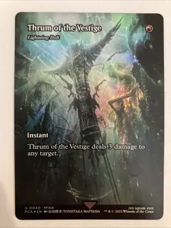 Thrum of the Vestige - Lightning Bolt (Showcase) 0040 (Foil) NM Final Fantasy - Image 1