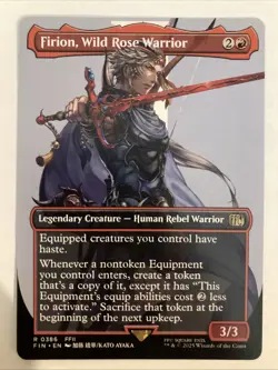 Firion, Wild Rose Warrior [Borderless] 0386 Magic Final Fantasy Regular - Image 1