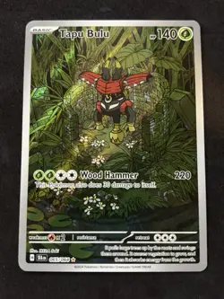 Pokemon Tapu Bulu Sv: Shrouded Fable 065/064 Illustration Rare Full Art Holo - Image 1