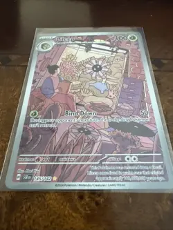 Lileep - 145/142 - Pokemon Stellar Crown Illustration Rare NM - Image 1