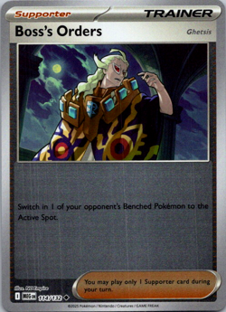 Boss's Orders - 114/132 - Reverse Holo - Pokemon TCG - Mega Evolution - NM - Image 1