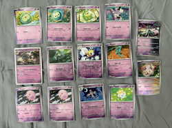 Pokemon Bulk 14 Cards Lot Psychic Type - NM - Holo/Reverse Holo/Pokeball pattern - Image 1