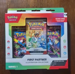 Pokemon TCG First Partner Illustration Collection Series 1 Box Promo Exclusive - Image 1