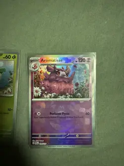 Pokemon Prismatic Evolutions Master ball Iron Boulder/Cottonee/Aromatisse ALL 3! - Image 2