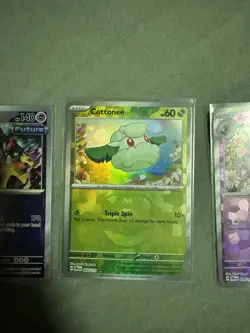 Pokemon Prismatic Evolutions Master ball Iron Boulder/Cottonee/Aromatisse ALL 3! - Image 3