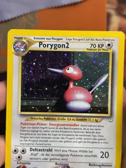 Porygon2 12/64 Neo Revelation Holo (German) Pokemon TCG 2001 - Image 3
