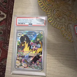 Pokemon TCG Iono's Kilowattrel Scarlet Violet Journey Together Card 163/159 PSA9 - Image 1