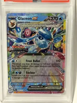 💎 2025 Pokemon PRE EN Glaceon EX 26/131 Surprise Box Exclusive PSA 10 Gem MT 💎 - Image 2