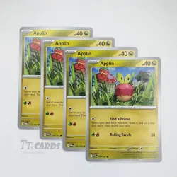 Applin 126/167 x4 - 4x Trainer Playset Pokemon S&V Twilight Masquerade - Image 1