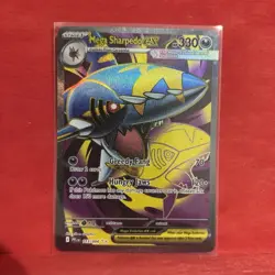 Pokemon Mega Sharpedo ex Full Art Holo Ultra Rare 330HP 113/094 Phantasmal(NM) - Image 1