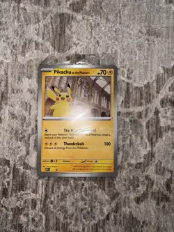 Pokemon x Natural History Museum Pikachu At The Museum Jumbo Sealed In Hand - Image 1