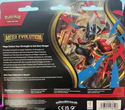 Pokemon TCG Mega Evolutions 3 Pack Blister Psyduck Promo Factory Sealed - Image 2