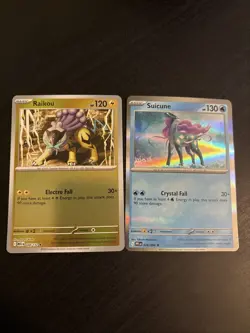 Pokemon Raikou 048/132 And Suicune Holo Rare - Image 1