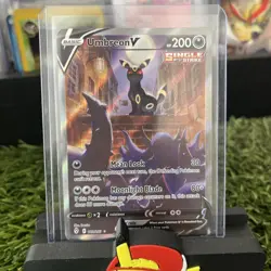 Pokemon Umbreon V Single Strike Full Art Ultra Rare Holo Evolving Skies 189/203 - Image 1