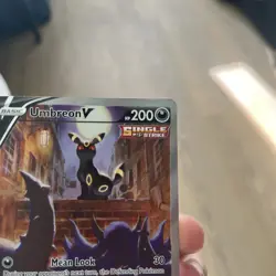 Pokemon Umbreon V Single Strike Full Art Ultra Rare Holo Evolving Skies 189/203 - Image 3