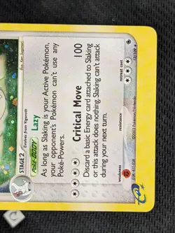 Slaking 12/109 - Ruby and Sapphire Holo Rare Pokemon TCG LP - Image 5
