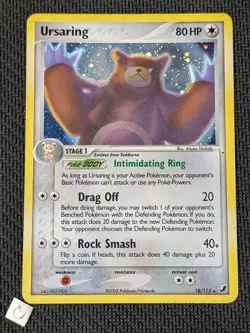 Ursaring 18/115 - ex Unseen Forces Holo Rare Pokemon TCG LP VLP - Image 1