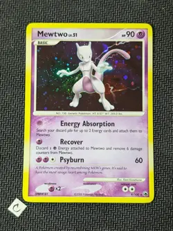Mewtwo 9/100 - Majestic Dawn Holo Rare Pokemon TCG LP - Image 1