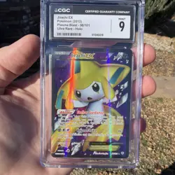 Jirachi EX (98 Full Art) 98/101 Plasma Blast Holo Pokemon 2013 CGC 9 Mint 🔥 - Image 1