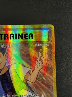 Brock's Grit 107/108 - XY Evolutions Ultra Rare Full Art Trainer Holo Pokemon LP - Image 4