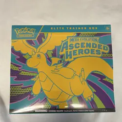 Pokemon TCG Mega Evolution Ascended Heroes Elite Trainer Box Dragonite Zekrom - Image 1