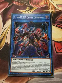 Yugioh! Xtra-HELD Cross Crusader Secret Rare - RA04-DE076 1. Auflage - Deutsch - Image 1