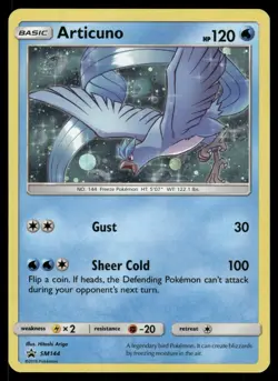 Articuno - SM144 Holo Promo Sun & Moon Promo Pokemon Holo Near Mint - Image 1