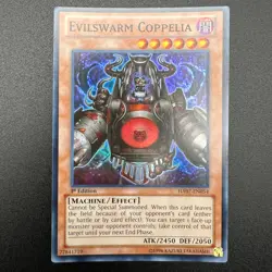 YuGiOh Evilswarm Coppelia HA07-EN054 Super Rare 1st Edition NM - Image 1