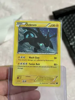 Pokemon Zekrom Plasma Freeze Holo Rare 39/116 130 HP Mach Claw Fusion Bolt - Image 2