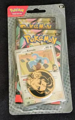 Pokemon Mega Evolution–Ascended Heroes Larry Komala 2 Pack Blister Promo Booster - Image 1