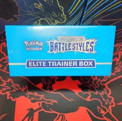 Pokemon TCG Battle Styles - ETB Rapid Strike Urshifu Art (Blue) (Torn, see pics) - Image 4
