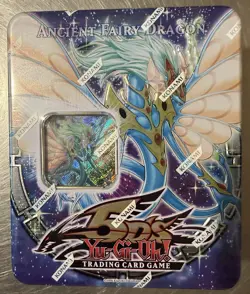 Yu-gi-oh 2009 Ancient Fairy Dragon 5D’s Tin Factory Sealed - Image 1