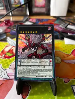 Yugioh Odd-Eyes Raging Dragon RATE-EN048 No Name Misprint Ultra Rare - Image 1